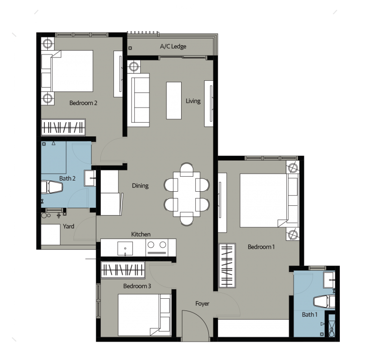 Layout Plans – Dian Residency